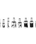 Top Shelf Four Piece Wooden Plug Cutter Set Forged From Heavy Duty High Carbon Steel For Knockout Countersink Plugs In 6Mm 10Mm 13Mm And 16Mm Sizes showcasing various plug cutter sizes.