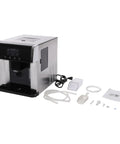 Dual Action Countertop Ice Maker And On Tap Cold Water Dispenser With Smooth Lcd Controls For Rapid Bullet Cube Crafting and Game Changing Home Bar Setup with accessories.
