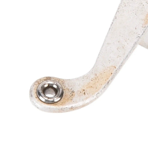 Close-up of Universal Metal Thread Take Up Lever for Industrial Sewing Machines, showing connection point and durable design.