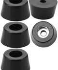 Five Pack Rubber Feet Bumpers With Metal Washer For Furniture Laptops Cutting Boards And More Anti Slip Floor Protectors D15x12xH8mm
