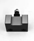 Tough As Nails Boring Bar Holder For Mini Lathes Up To 12 Inch Swing Quick Change Wedge Type Tool Post Hardened Steel top view