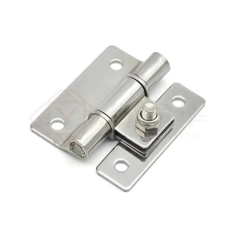 Stainless Steel Torque Door Hinge With Friction Damping Free Stop Positioning for Cabinet Doors Durable Hardware Beefed Up XK548, front view.