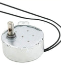 Heavy Duty 4 Watt Synchronous AC Motor 220 Volt Reversible CCW CW 20 Rpm Low Speed Electric Fan Motor Runs Slick For Industrial Jobs And No Hassle Installation Anytime, close-up view.