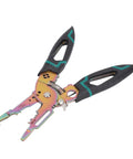 Pointed Mouth Wire Stripper and Cable Cutter with high hardness blades and ergonomic handles for precise stripping and cutting.
