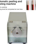 Automatic peeling and twisting machine front view for copper cables