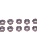 10 Piece Carbide Turning Insert Set For CNC Lathe Milling Machine Tools Easy Install Compact Design Durable Cutter Kit.