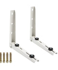 Heavy Duty Outdoor Mini Split Wall Mount Bracket For 7000 To 18000 BTU Ductless ACs And Heat Pumps Universal Condenser Mount Foldable