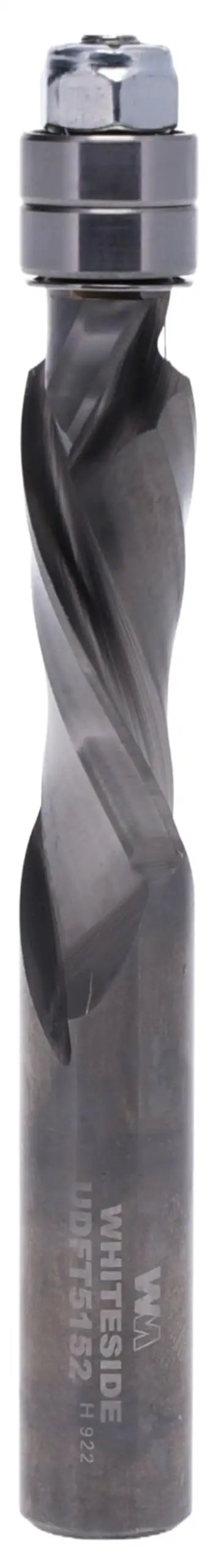 Top Notch Carbide Flush Trim Spiral Router Bit With Up And Down Two Plus Two Compression, 1/2 inch diameter, 1/2 inch shank