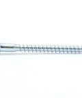 M5 x 50mm Confirmat Screw for Furniture Assembly, 3/16 Inch by 2 Inches, zinc plated wood fastener on white background