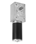 Beefy Torque Worm Gear Motor With Speed Reducer Reversible Electric Gearbox 8mm Shaft 12V DC 20RPM metal housing