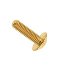 Side view of Dope Titanium M6x20mm Button Torx Head Bolt Pack Of 4 For Bike And Motorcycle Grade 5 6AL4V Titanium Alloy Gold Finish