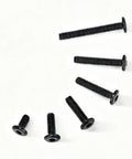50 Pack 1/4-20 Hex Socket Cap Screws Flat Head Allen Bolts Black Oxide Stainless Steel 304 18-8 Fully Threaded 1 Inch Long