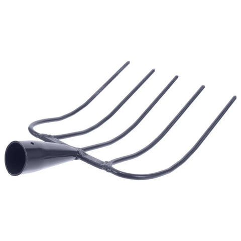 Handheld Manure Fork For Home Gardening And Lawn Cleanup, Versatile Grass Fork Tool For Manure And Grass Areas with steel head
