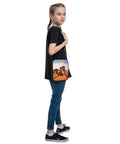 Young girl carrying Beast Insulated Lunch Bag for Adults Reusable Leakproof Cooler Tote with adjustable strap