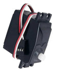 Heavy Duty 1/10 Electronic Servo Motor Dropping Beast Mode Torque With No Sweat Moisture Armor For Rock Solid Scale Model Mods, black plastic design with wires