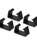 Four Pack Patio Furniture Clips For Outdoor Lounge Sets 71mm Diameter Rattan Sofa Clamps And Wicker Fasteners Durable Black Plastic