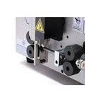 Close-up of the cutting mechanism on the Heavy Duty Automatic Cable Cutting And Stripping Machine Digital Control For 0.2 To 10mm2 Wire Up To 7000 Pieces Per Hour.