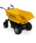 Heavy Duty 1100 Lb Haul Ready To Roll Electric Wheel Barrow Dumper Cart With 48V Battery 1000W Brushless Motor Model EH50 Yellow