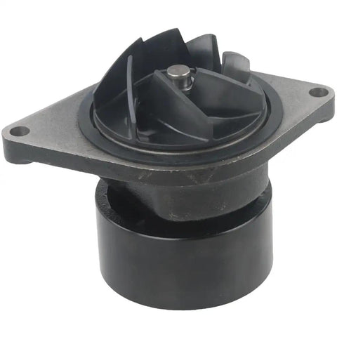 Premium Heavy Duty Water Pump Replacement For Dodge Ram 2500 And 3500 With Cummins 6.7L Turbo Diesel Engines From 2007 To 2012 side view showing housing and impeller.