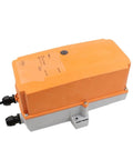 Rock Solid Sm230P Rotary Actuator Damper Motor delivering 20 Nm torque and AC 100 to 240V power in an orange casing.