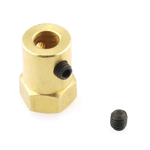 37mm DC motor mount bracket with hex coupling for secure attachment