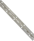 Top Notch Nickel Continuous Piano Hinge Built Tough For Doors And Cabinets Cold Rolled Steel Surface Mount