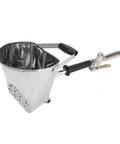 Heavy Duty Pneumatic Stucco Spray Gun With Four Jet Nozzle For Smooth Slap On Plaster Finish Air Powered Mortar Hopper Sprayer, aluminum construction.