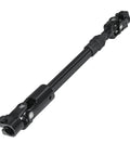 MDRIVEASY side-view adjustable lower steering column intermediate shaft with U-joint, black, 18.5-20.7 in length