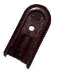 103 Insulator Replacement For JH-2 Welding Electrode Holder Pack Of 25, shown in brown material with drilled hole detail