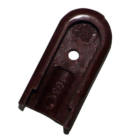 103 Insulator Replacement For JH-2 Welding Electrode Holder Pack Of 25, shown in brown material with drilled hole detail