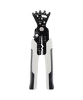 Five Function Electrician Hand Tool with Wire Cutter, Insulation Stripper, Built In Wrench, Angle Bending Scale