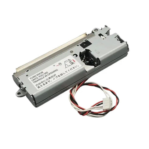 Straight Precision Auto Cutter For TM-T88IV And TM-T88V Thermal Receipt Printer, silver assembly with wiring for easy installation.