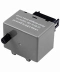 8-Pin LED Flasher Relay For Turn Signals, Speed Adjustable Electronic Flasher Fix, gray box with adjustable knob, OEM replacement