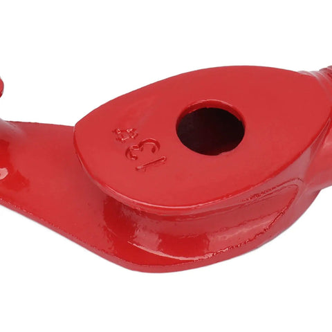 Close-up of Heavy Duty Manual Pipe Bender built from solid carbon steel, showing the precision design and red finish.
