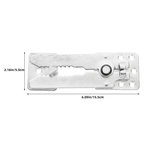 Heavy Duty Stainless Steel Sectional Couch Connectors With Rock Solid Grip and Anti Slip Design, 6.09in x 2.16in size for modular sofa.