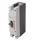 Rock Solid Dc Circuit Breaker With Thermal Cut Off For Solar Rv And Ev Battery Bank Protection 12V To 500V 80 Amp Mccb Switch showing side view.