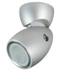 GAI2 Go To General Area Illumination Two Light Fixture Brushed Finish With Three Color Options close-up of spotlight head
