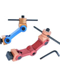 Universal Adjustable CNC Mill And Lathe Work Stop Positioner Featuring Rock Solid Multi Function Locator Tool for precise adjustments.