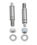Professional Grade Dryer Drum Roller Shaft Kit featuring stainless steel drum posts and hardware for Whirlpool Kenmore Sears repair.