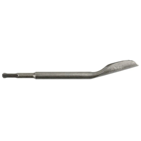 Gouge chisel from Six Piece SDS Plus Hammer Drill Chisel Set For Rotary Hammers Includes Tile Chisel And Gouge Chisels Two Wide Chisels Flat And Point Chisels Wear Resistant Chromium Vanadium Steel Bits Tough Grip Handle For Demolition in chromium vanadium steel.