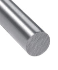 Round silver steel rod, 5.5mm diameter by 200mm length, HSS lathe bar stock