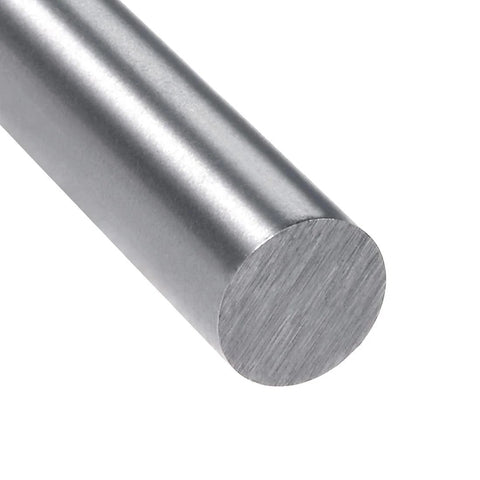Round silver steel rod, 5.5mm diameter by 200mm length, HSS lathe bar stock