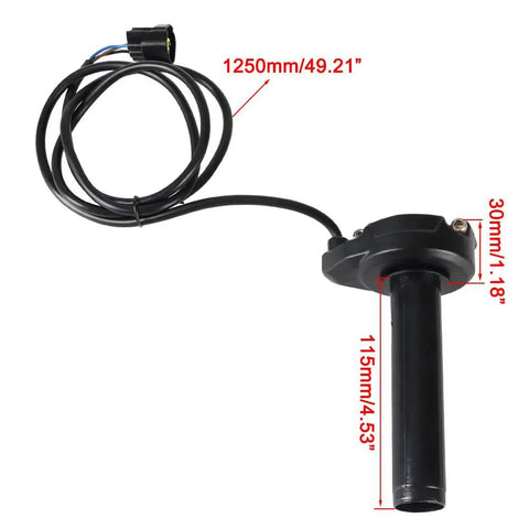 Throttle Grip Kit With Handle Cable And Rolling Bearing For Sur Ron Electric Dirt Bikes X160 X260 Light Bee Smooth Throttle Response Easy Install Plug And Play Durable Grips For Off Road Adventures