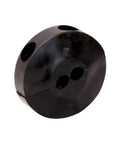 Plastic One Quarter Inch Bumper Stop For Hose Reels And Reel Accessories, Heavy Duty Industrial Guard Stop, Black Circular Design