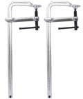 Solid 16 Inch Heavy Duty F Clamp Made From Drop Forged Steel Boasts A Massive Throat And 1400 Lbs Force.