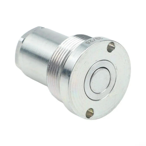 Heavy Duty Hydraulic Quick Coupler Plug Fits Tractors and Farm Equipment 0004 044 Series 16 UNF Female 6 Points Zero Tools Needed Plug and Play Style Easy Swap Setup for Yard Work or Heavy Lifts Fast Performance No Worries Just Get It Done. silver 16 UNF female hydraulic plug