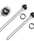 2 Pack 4500W 240V Screw In Water Heater Elements High Watt Density Chrome Coated Copper For Dual Element Electric Heaters