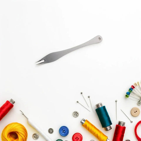Straight Up Precision Leather Marking Divider And Adjustable Stainless Steel Wing Creaser For Killer Detail Work and Seamless DIY Projects That Absolutely Nails Every Mark On The Bench with sewing supplies.