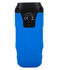Back view of Top Shelf Digital Thermocouple Thermometer for K and J Type Sensors with protective blue casing.