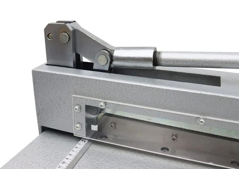 Badass Heavy Duty Manual Guillotine Metal Shear Engineered For Cutting Steel Aluminum Copper Boards Hand Plate Trimmer Featuring Grippy Rubber Handles And Impossibly Sharp Edges